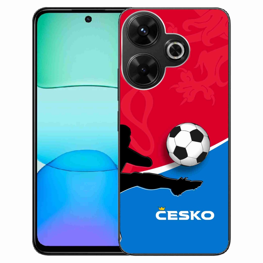 Gélový kryt mmCase na Xiaomi Redmi 13 4G/Poco M6 4G - futbal Česko 2