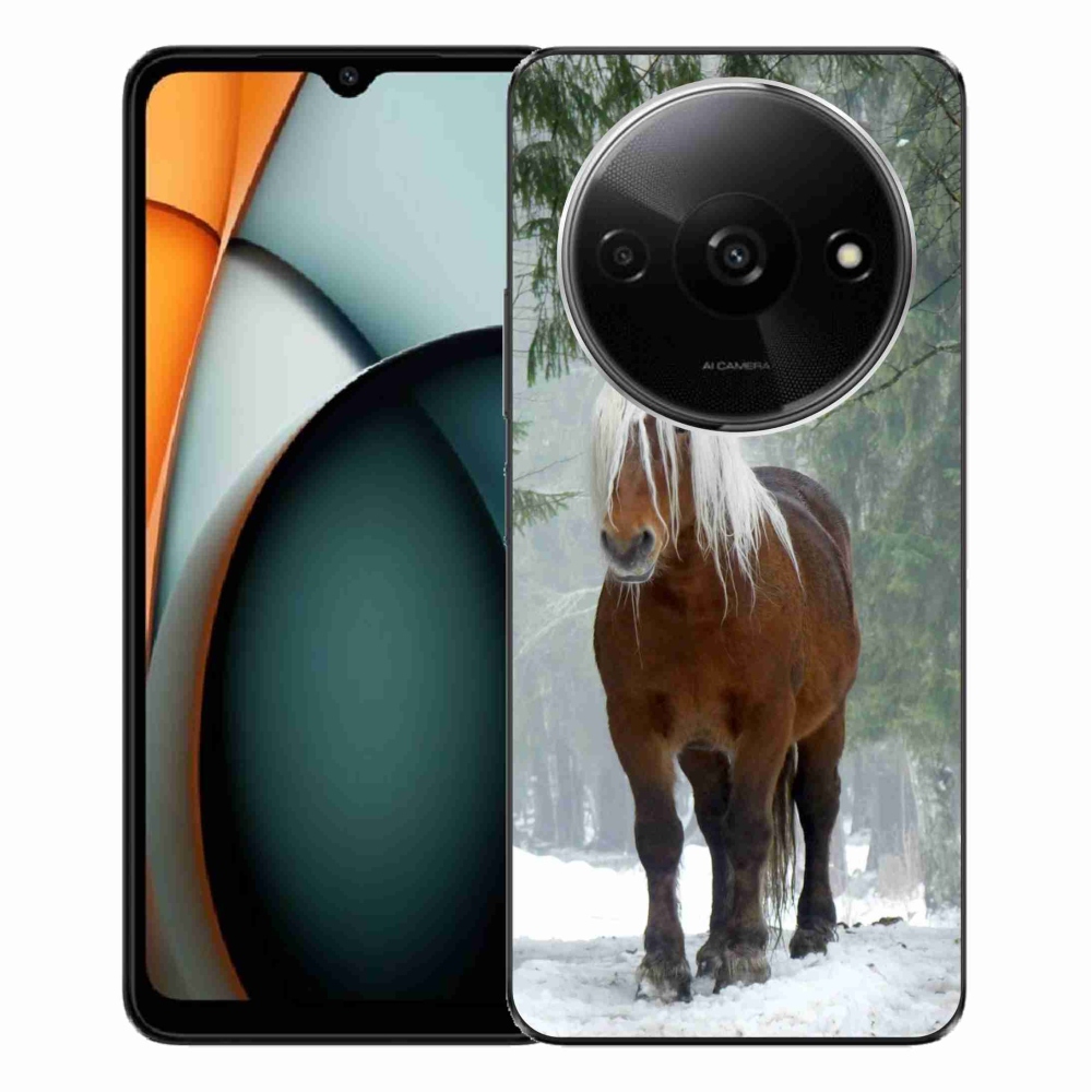 Gélový obal mmCase na Xiaomi Redmi A3 - kôň v lese