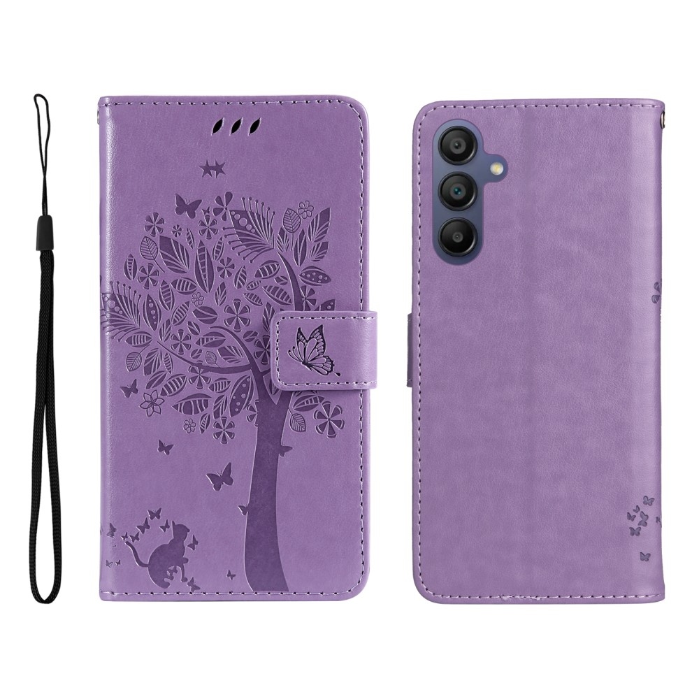 Trees knižkové púzdro na Samsung Galaxy A16 4G/5G/A26 5G - svetlofialové