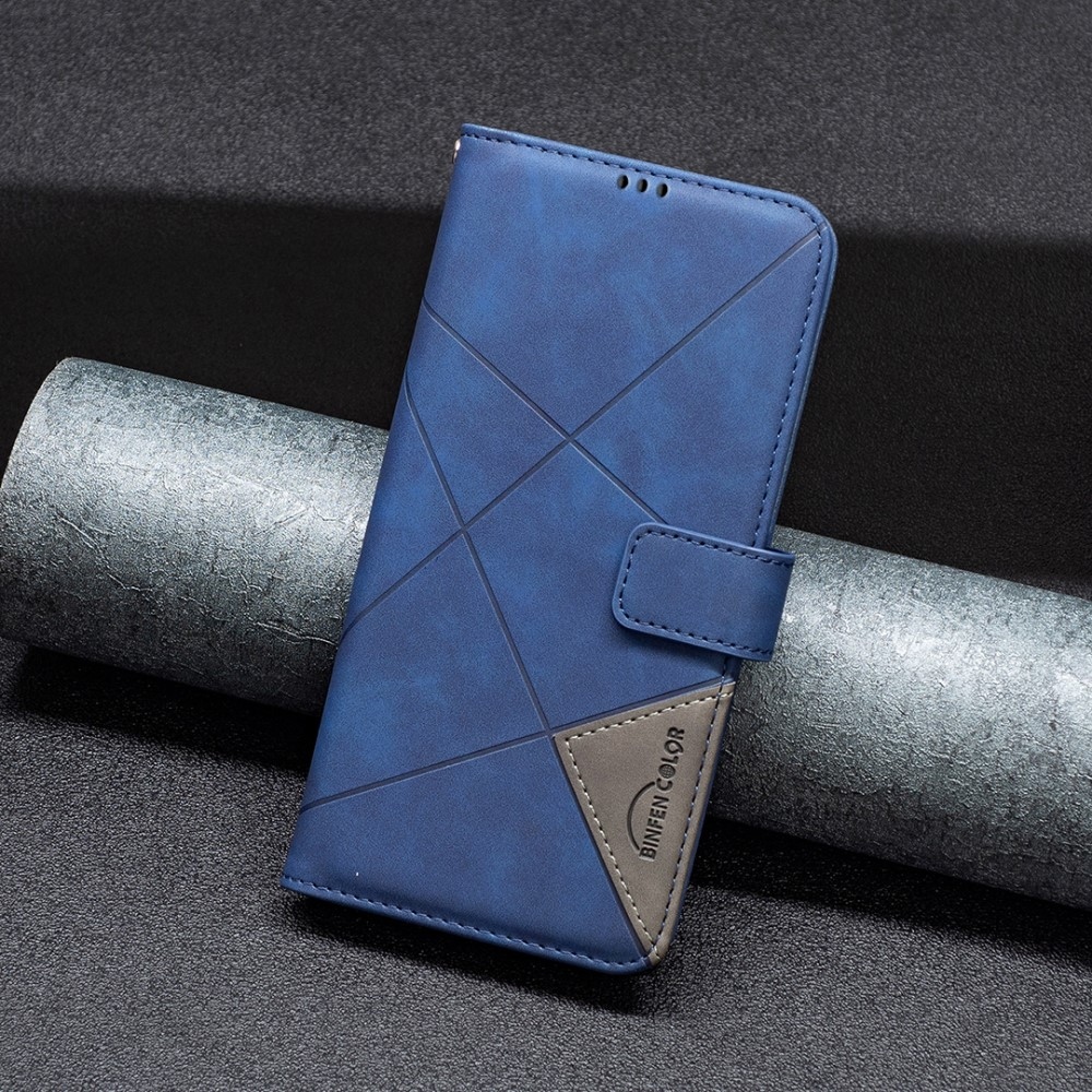 BINFEN knižkové púzdro na Samsung Galaxy M15 5G - modré
