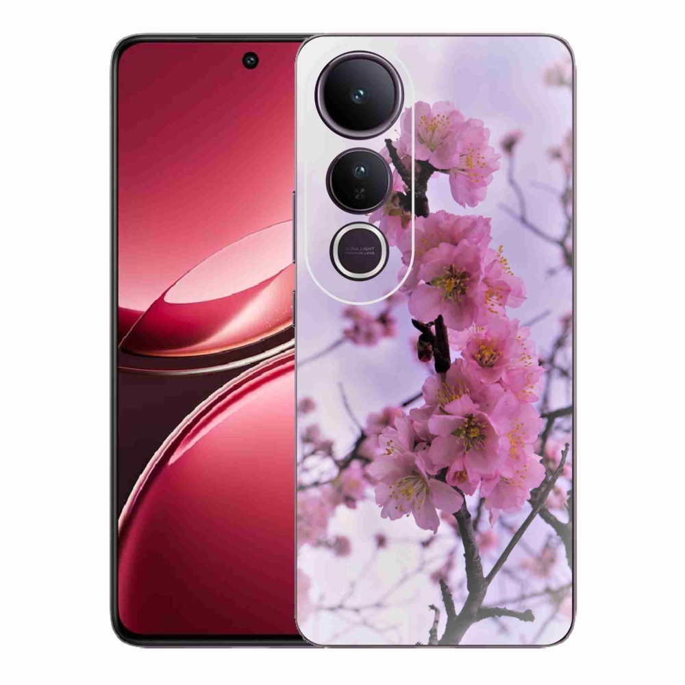 Gélový kryt mmCase na Vivo V50 Lite 4G/5G - kvety 7