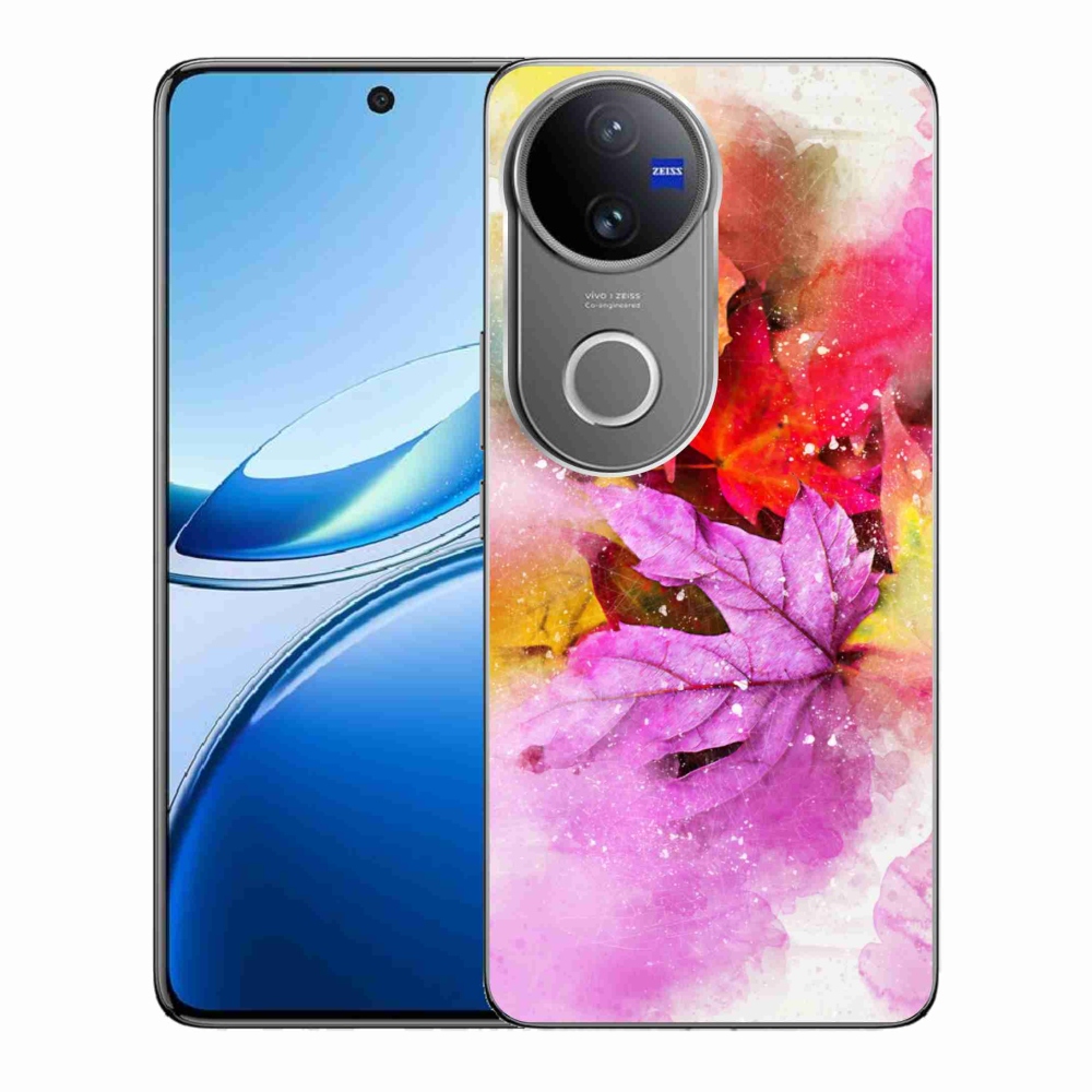 Gélový kryt mmCase na Vivo V50 5G - farebné listy