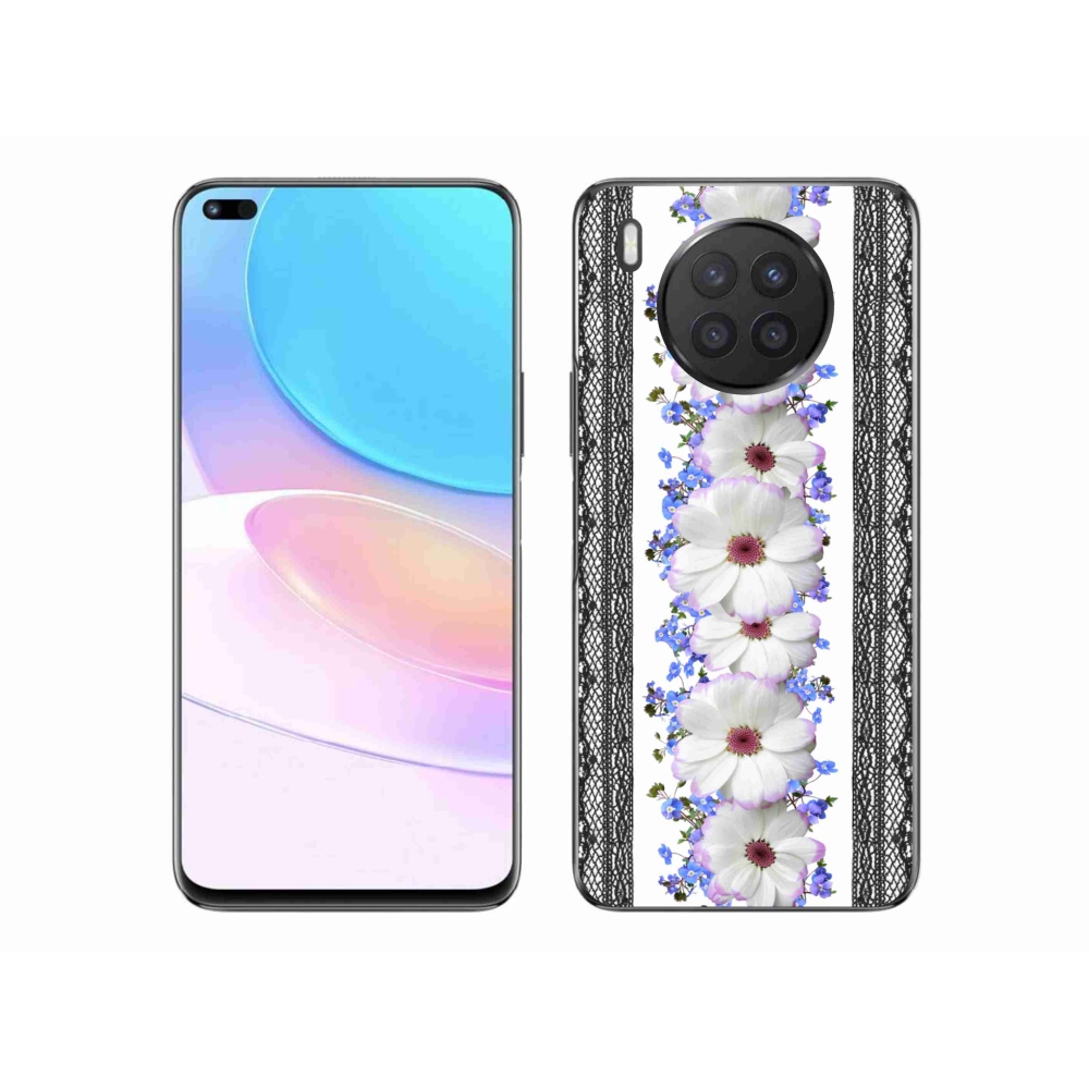 Gélový kryt mmCase na Huawei Nova 8i - kvety 8