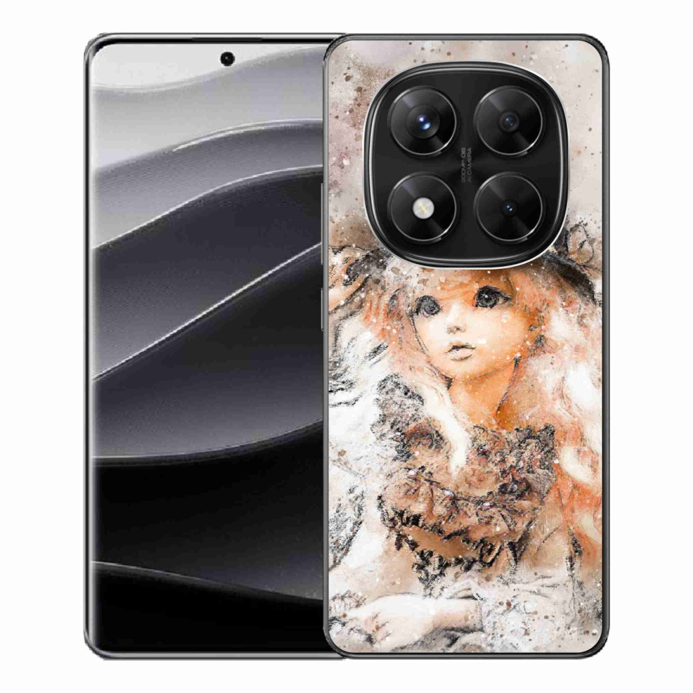 Gélový kryt mmCase na Xiaomi Redmi Note 14 Pro 5G/Poco X7 5G - dievčatko s klobúkom