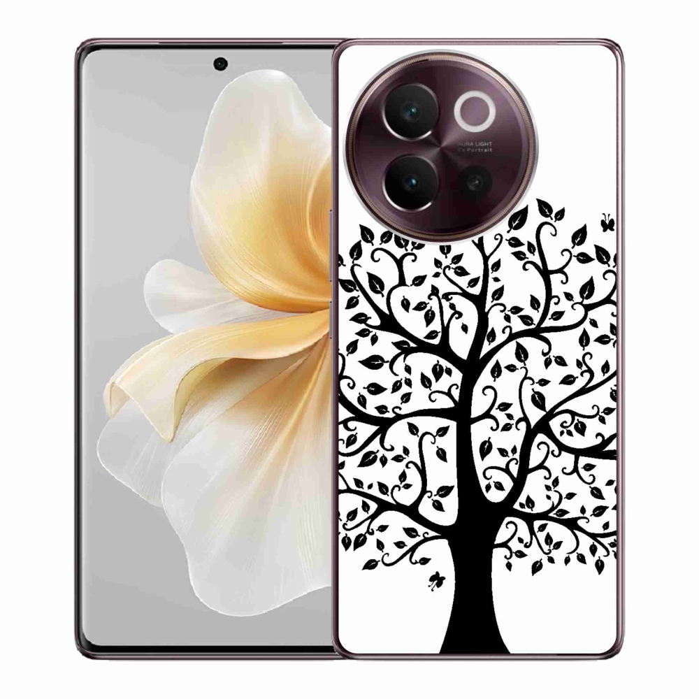 Gélový kryt mmCase na Vivo V40 Lite 5G - čiernobiely strom
