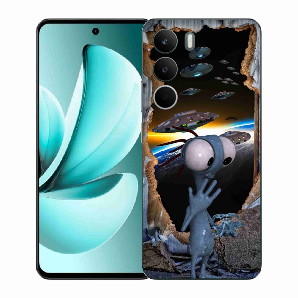 Gélový kryt mmCase na Realme C71 - mimozemšťan