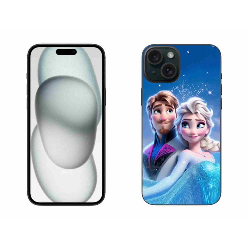 Gélový kryt mmCase na iPhone 15 Plus - ľadové kráľovstvo 1