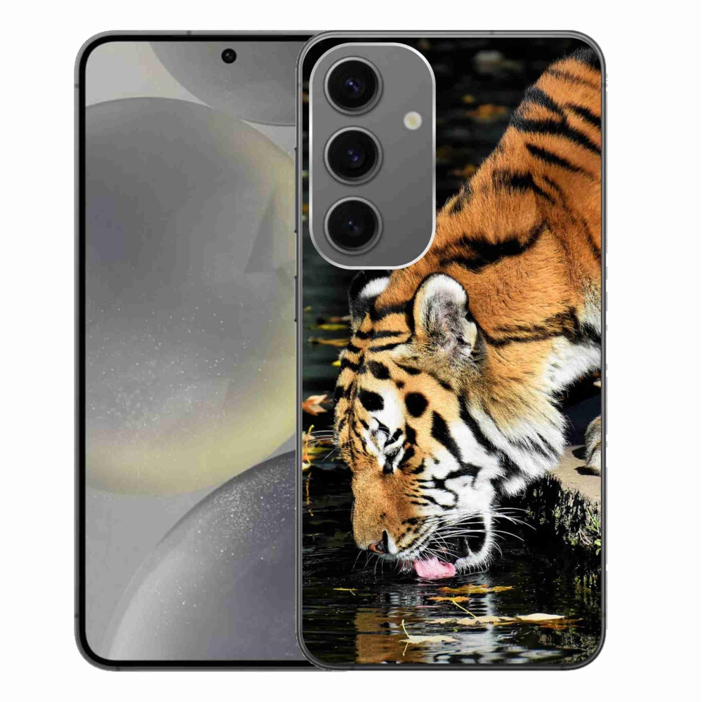 Gélový kryt mmCase na Samsung Galaxy S24+ - smädný tiger