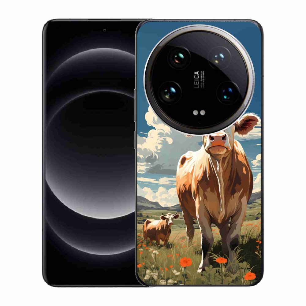 Gélový kryt mmCase na Xiaomi 14 Ultra - kravy na lúke