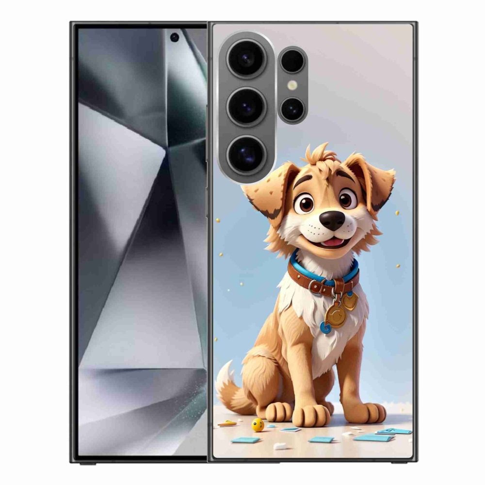 Gélový kryt mmCase na Samsung Galaxy S24 Ultra - kreslené šteňa