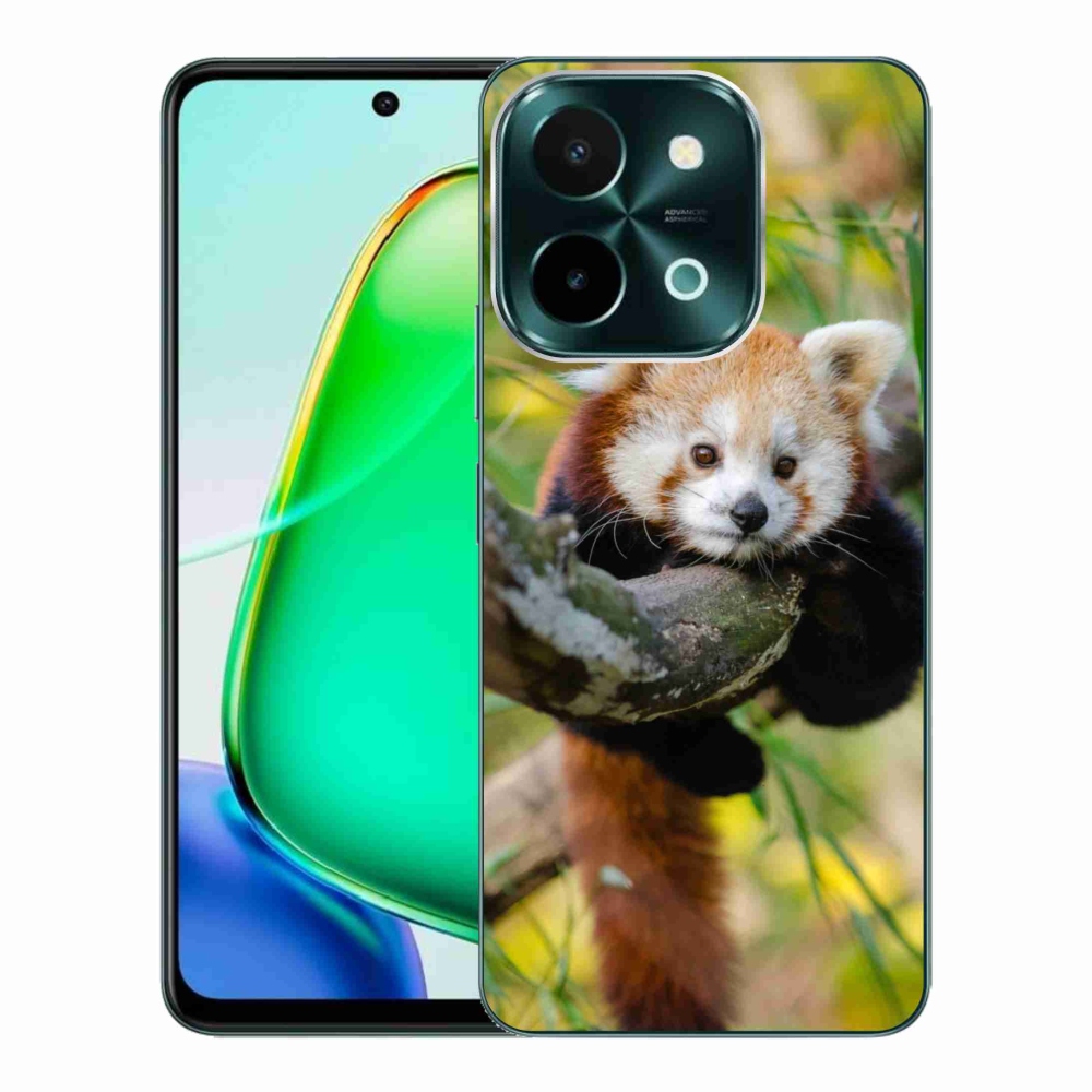Gélový kryt mmCase na Vivo Y28 - panda červená