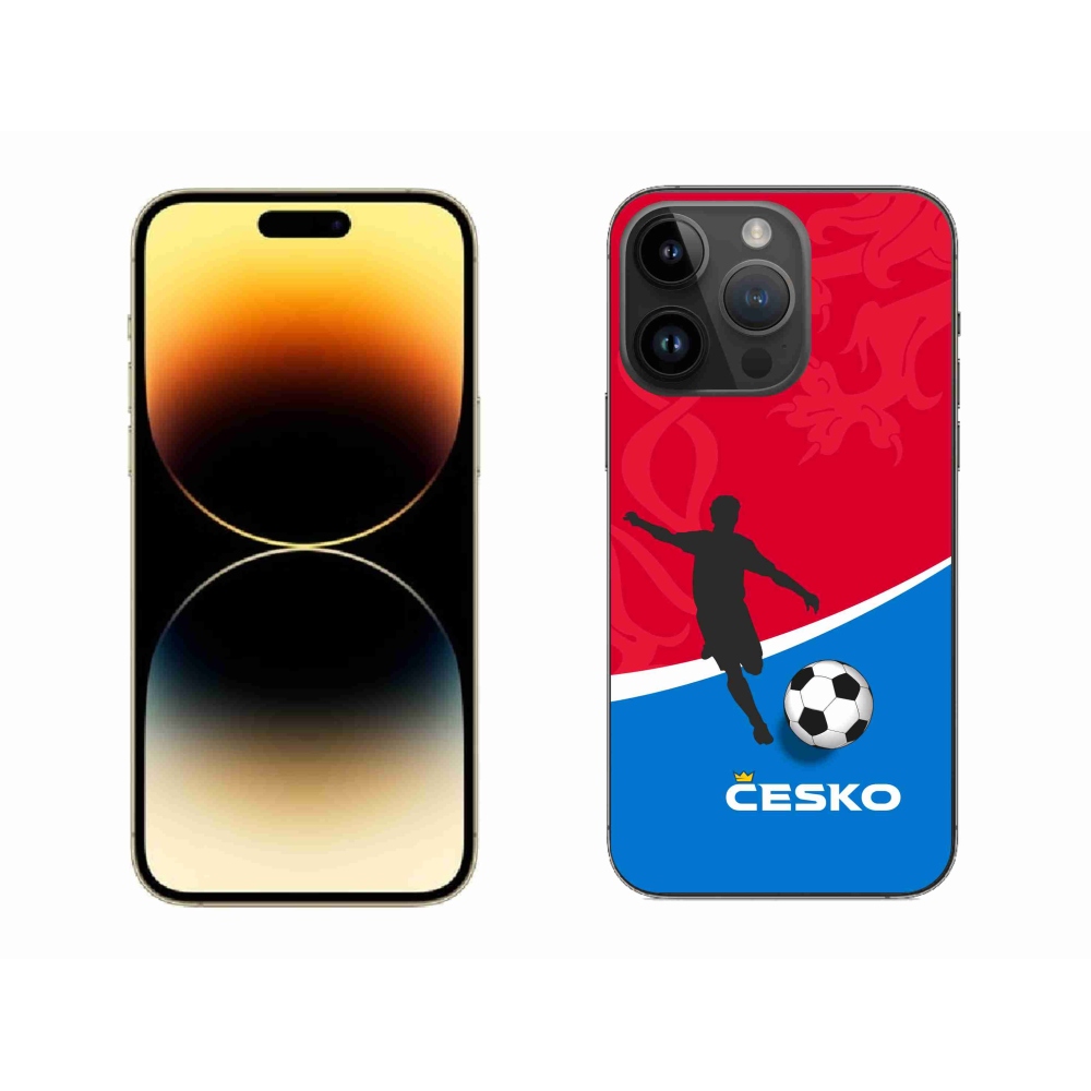 Gélový kryt mmCase na iPhone 14 Pro Max 6.7 - futbal Česko