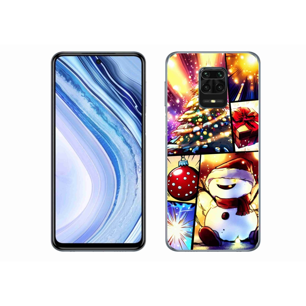 Gélový kryt mmCase na Xiaomi Redmi Note 9 Pro - vianočné motívy 1
