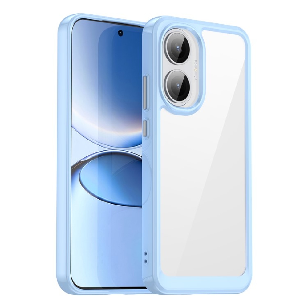 Gélový obal s pevným chrbtom na Xiaomi Poco F7 5G - modrý