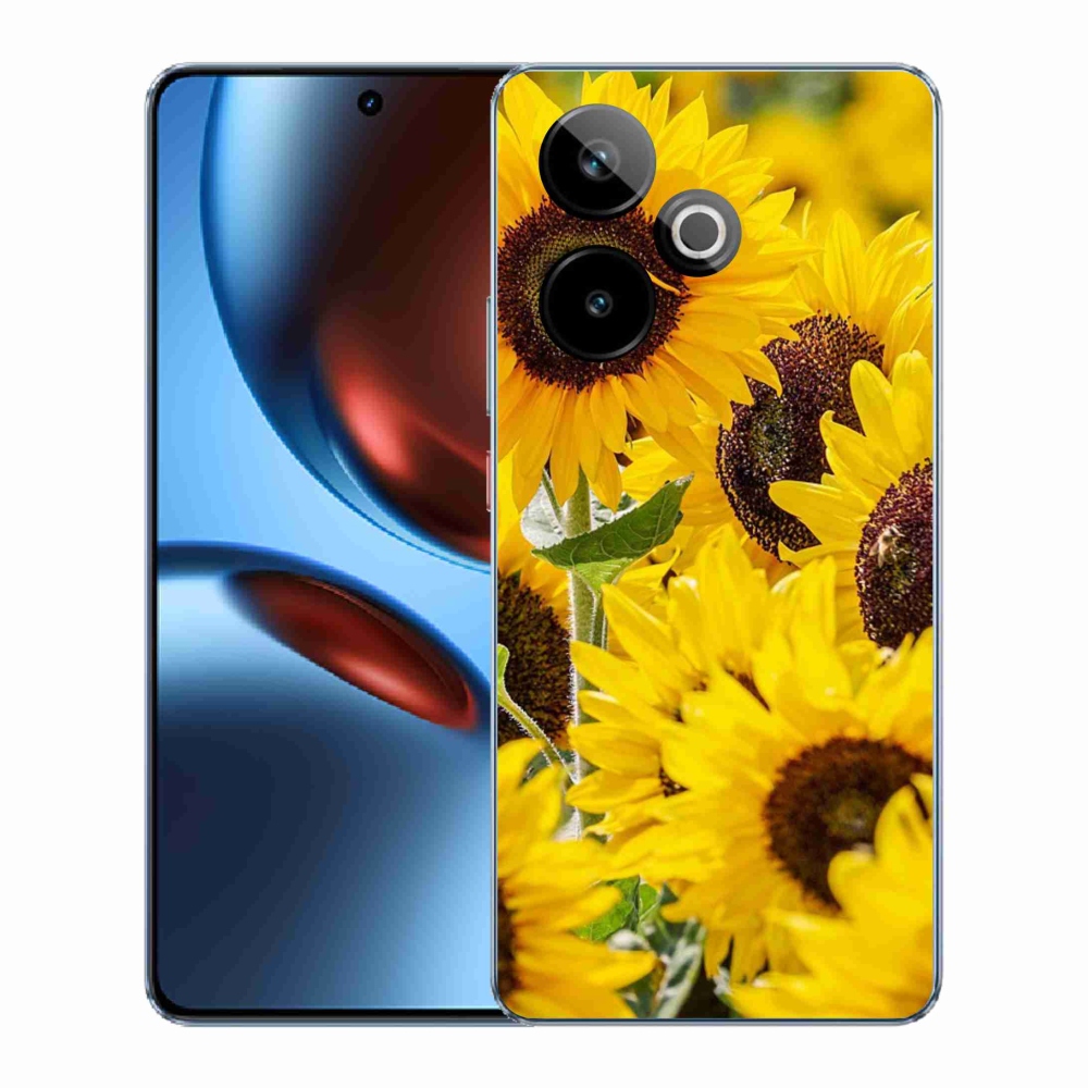Gélový kryt mmCase na Realme GT 7 5G/GT 7T 5G - slnečnica