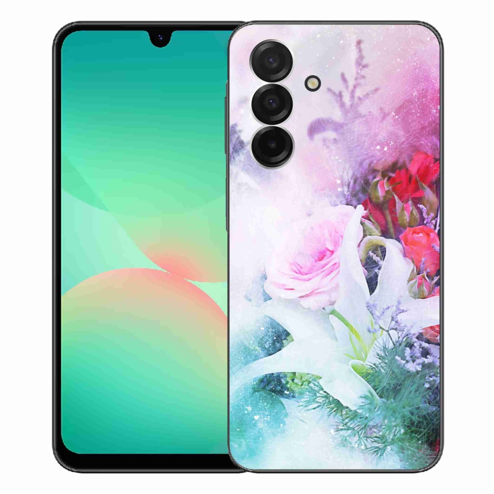 Gélový kryt mmCase na Samsung Galaxy A26 5G - kvety 4