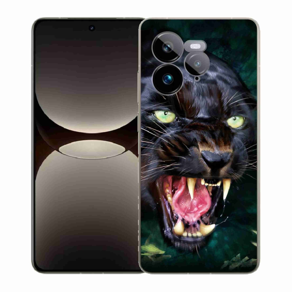 Gélový kryt mmCase na Realme GT 7 Pro 5G - rozzúrený čierny panter