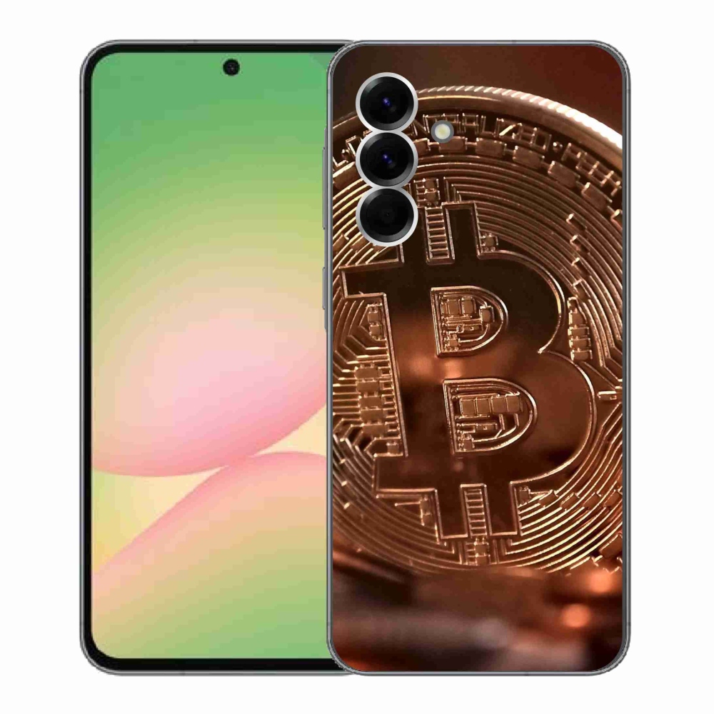 Gélový kryt mmCase na Samsung Galaxy A56 5G - bitcoin