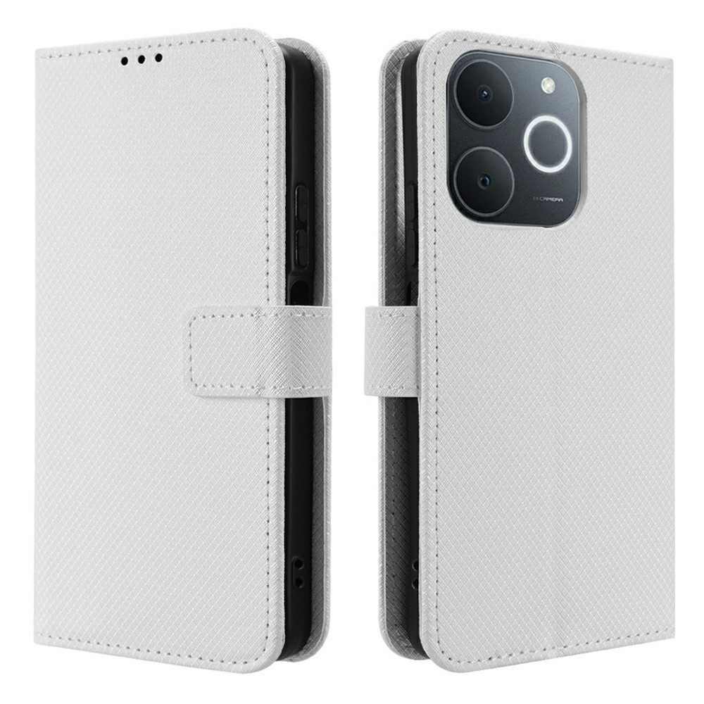 Diamond knižkové púzdro na Realme Note 70T - biele