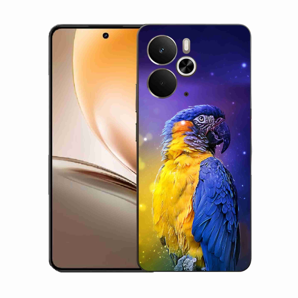 Gélový kryt mmCase na Realme 14 5G - papagáj ara 1