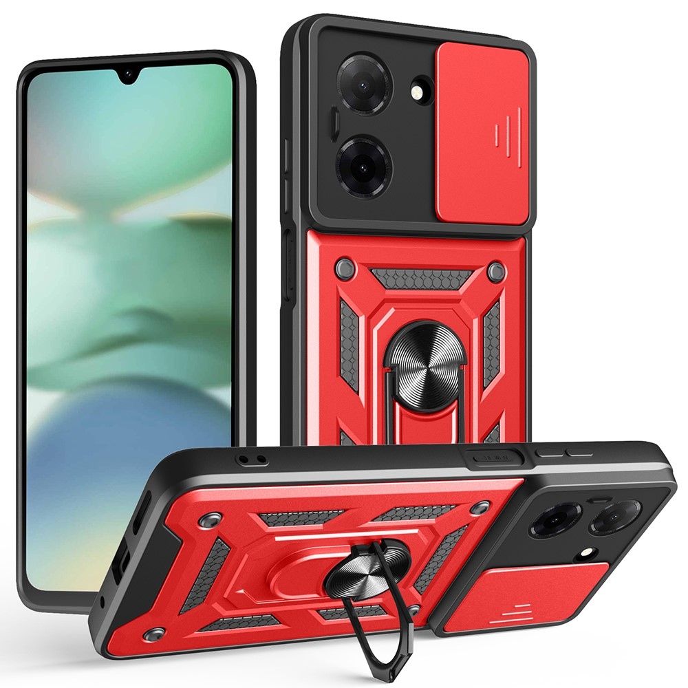Slide odolný kryt na Xiaomi Redmi A5 (171.7x77.8x8.3mm) - červený