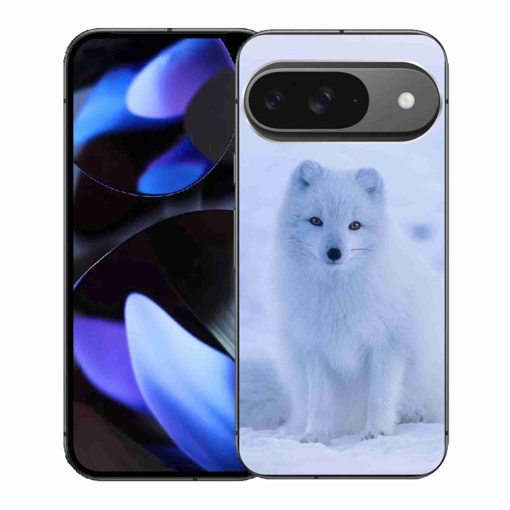 Gélový kryt mmCase na Google Pixel 9/9 Pro - polárna líška