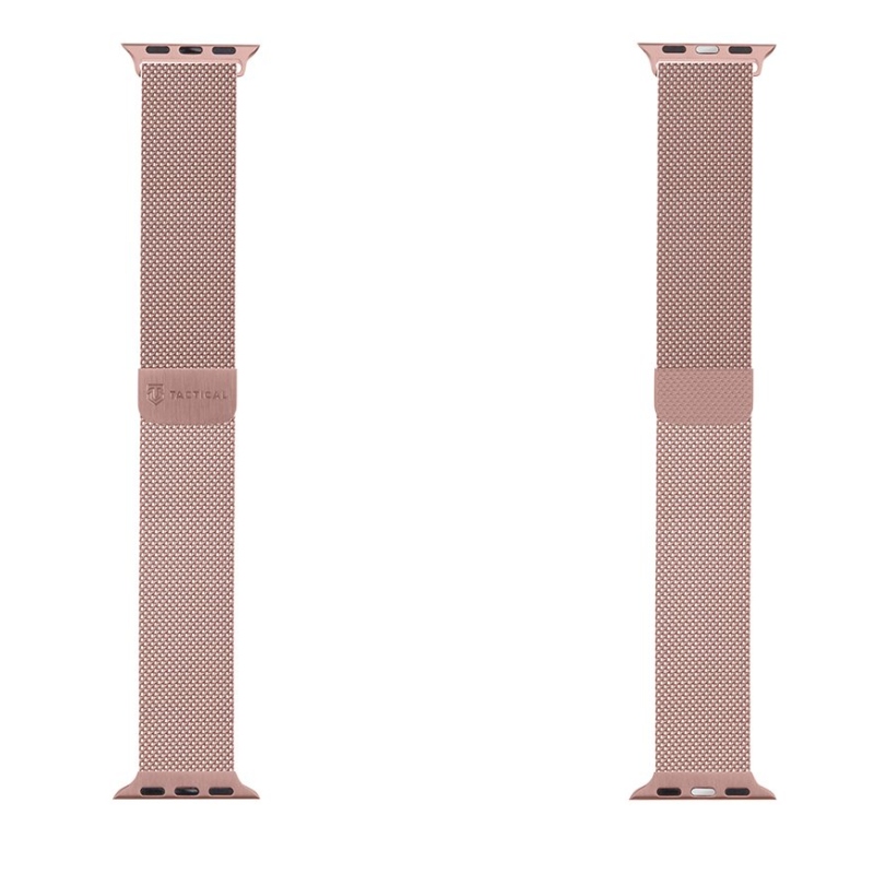 Tactical 349 Loop Magnetický Kovový Remienok pre Apple Watch 1/2/3/4/5/6/7/8/9/SE 38/40/41mm Rose