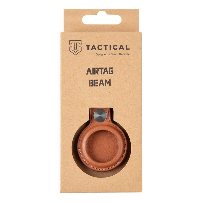 Tactical Airtag Beam Leather Brown