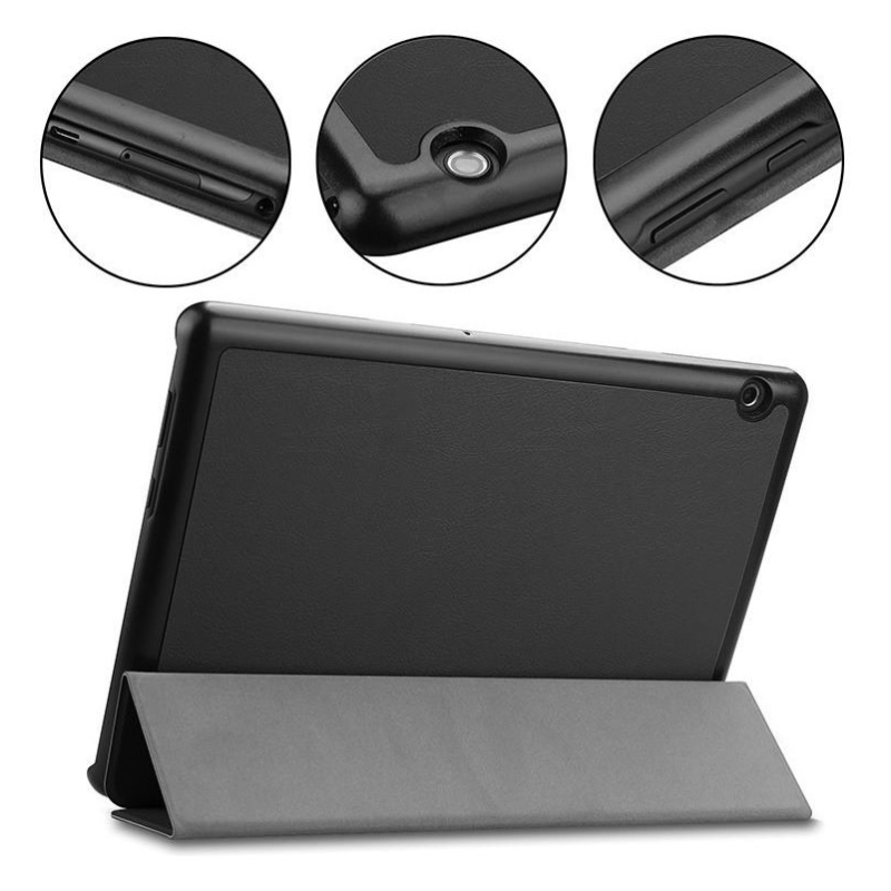 Tactical Book Tri Fold Puzdro pre Lenovo TAB P11/P11 Plus/P11 5G (TB-J606/TB-J616/TB-J607) Black
