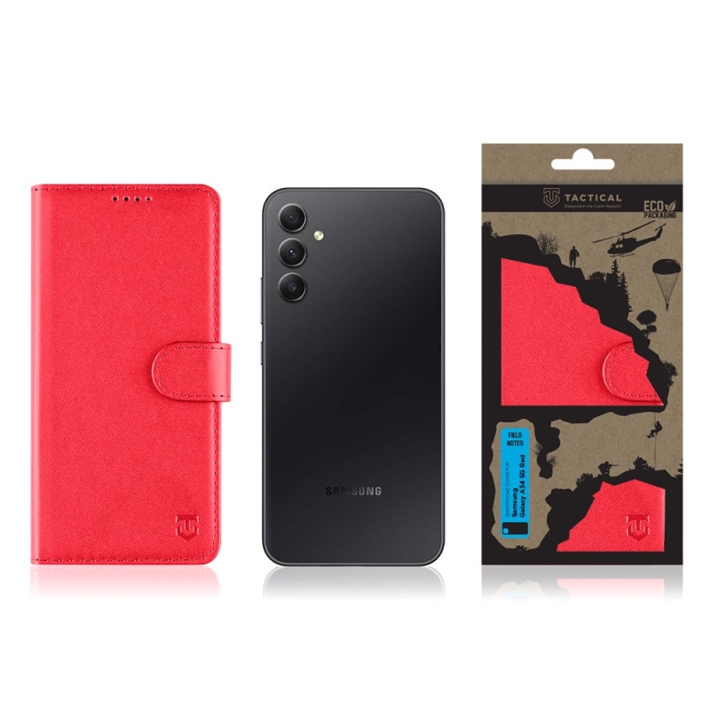 Tactical Field Notes pre Samsung Galaxy A34 5G Red