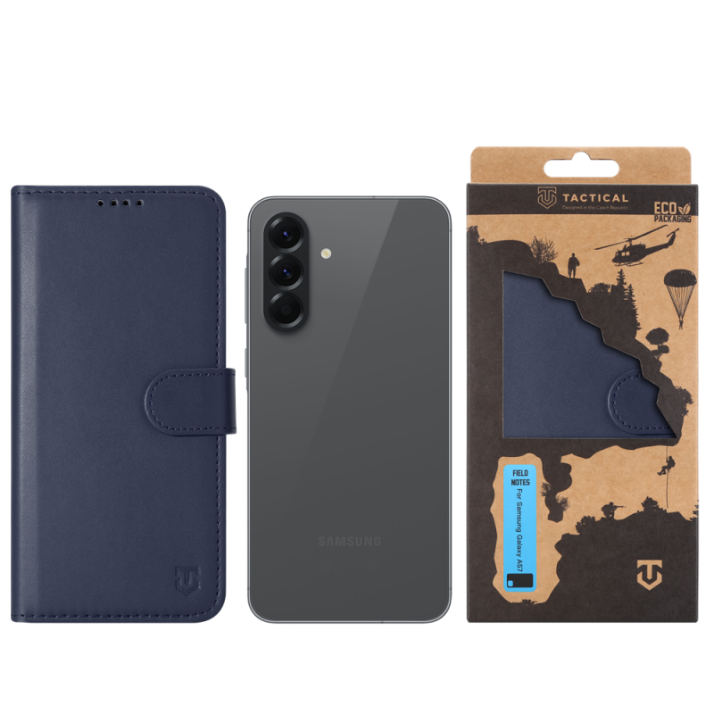 Taktické poznámky do poľa pre Samsung Galaxy A57 Blue