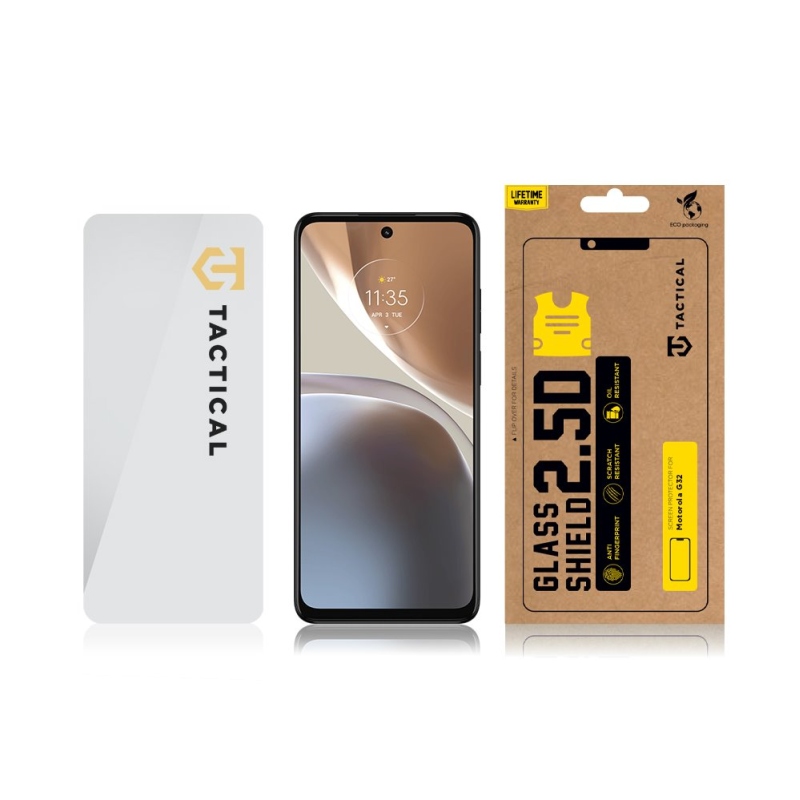 Tactical Glass Shield 2.5D sklo pre Motorola G32 Clear