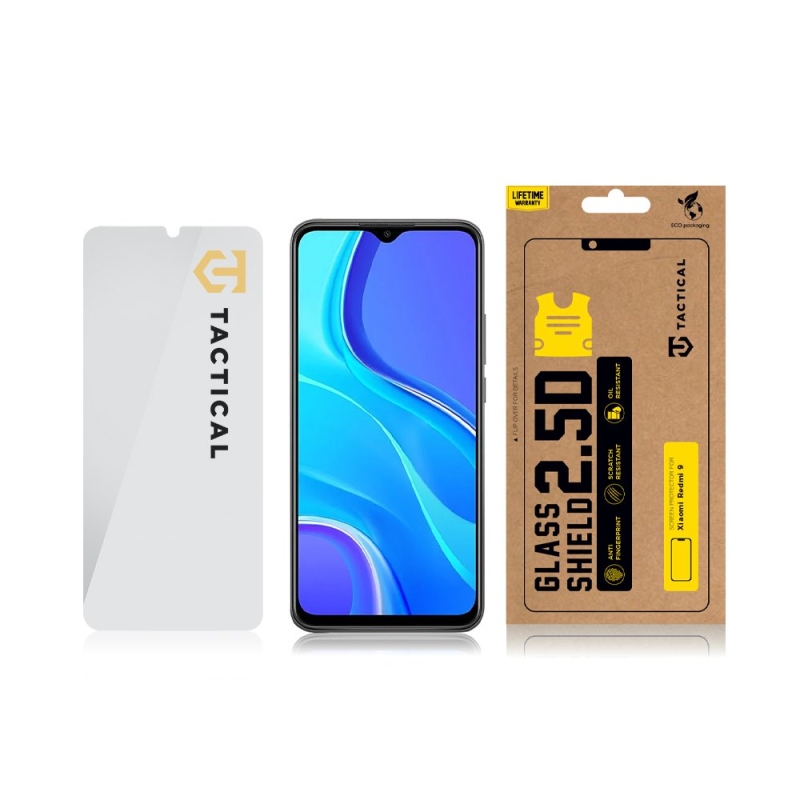 Tactical Glass Shield 2.5D sklo pre Xiaomi Redmi 9 Clear