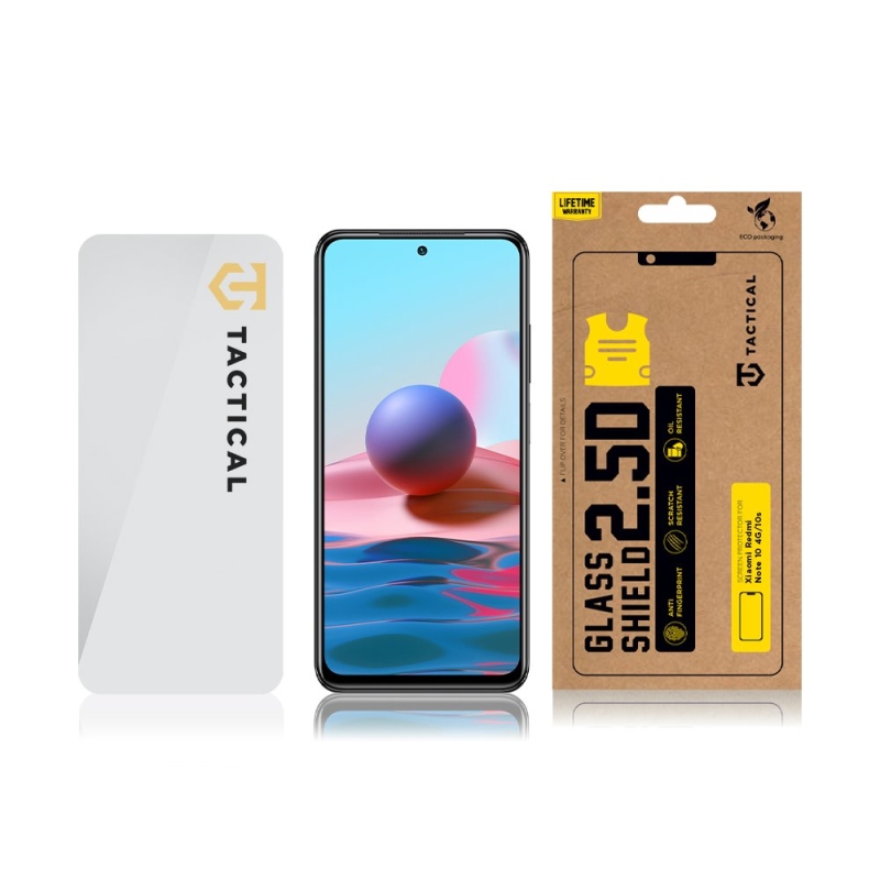 Tactical Glass Shield 2.5D sklo pre Xiaomi Redmi Note 10 4G/10s Clear