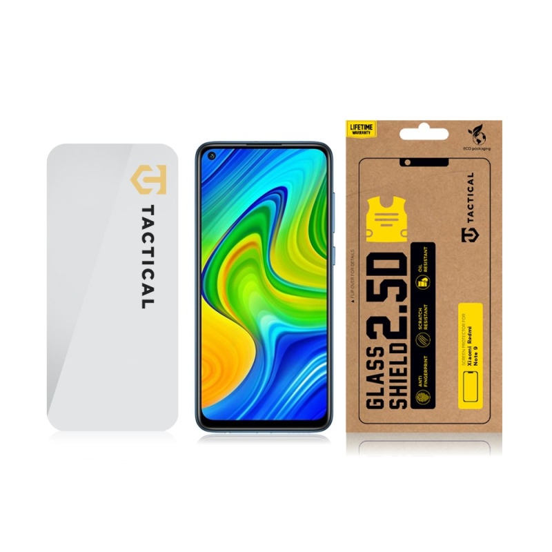 Tactical Glass Shield 2.5D sklo pre Xiaomi Redmi Note 9 Clear