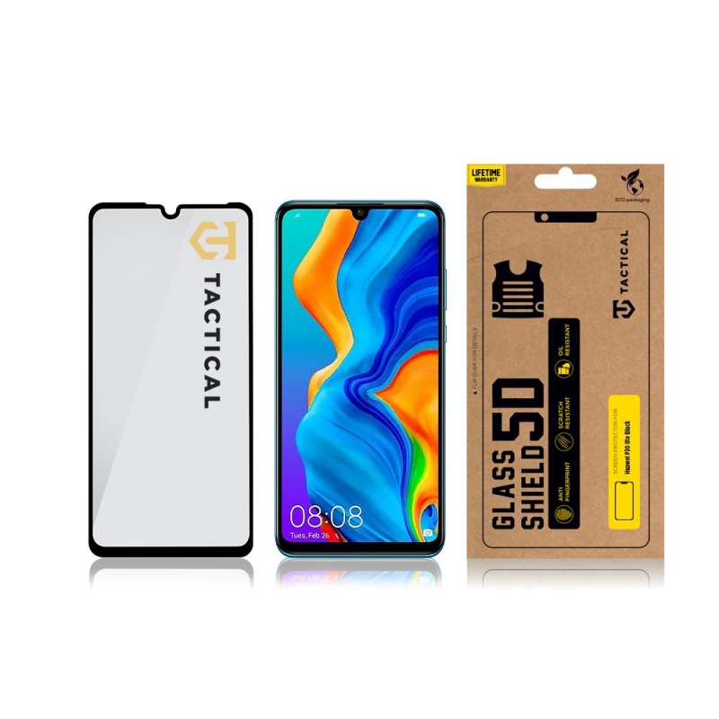 Tactical Glass Shield 5D sklo pre Huawei P30 lite Black