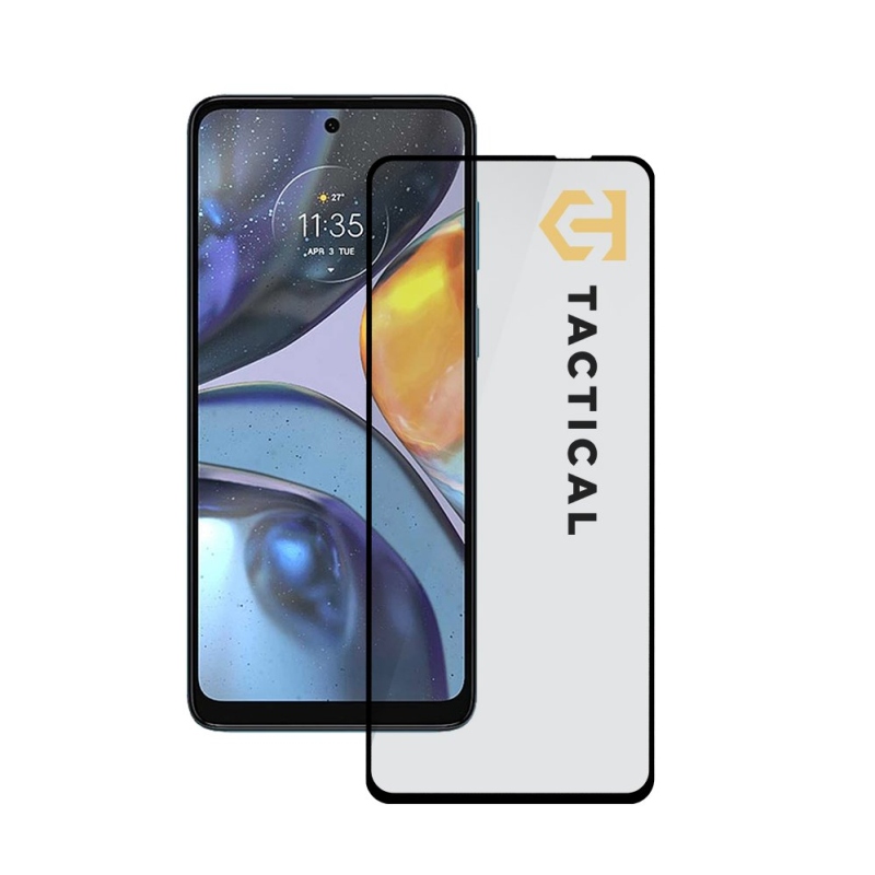 Tactical Glass Shield 5D sklo pre Motorola E32/E32s/G22 Black