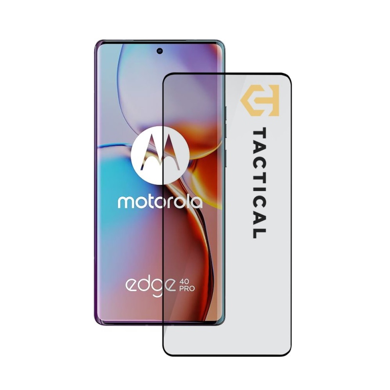 Tactical Glass Shield 5D sklo pre Motorola Edge 40 Pro Black
