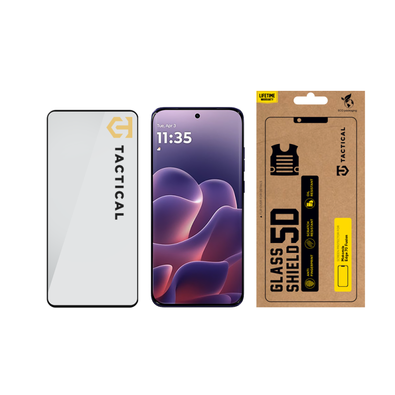 Taktické sklo Shield 5D sklo pre Motorola Edge 70 Fusion Black
