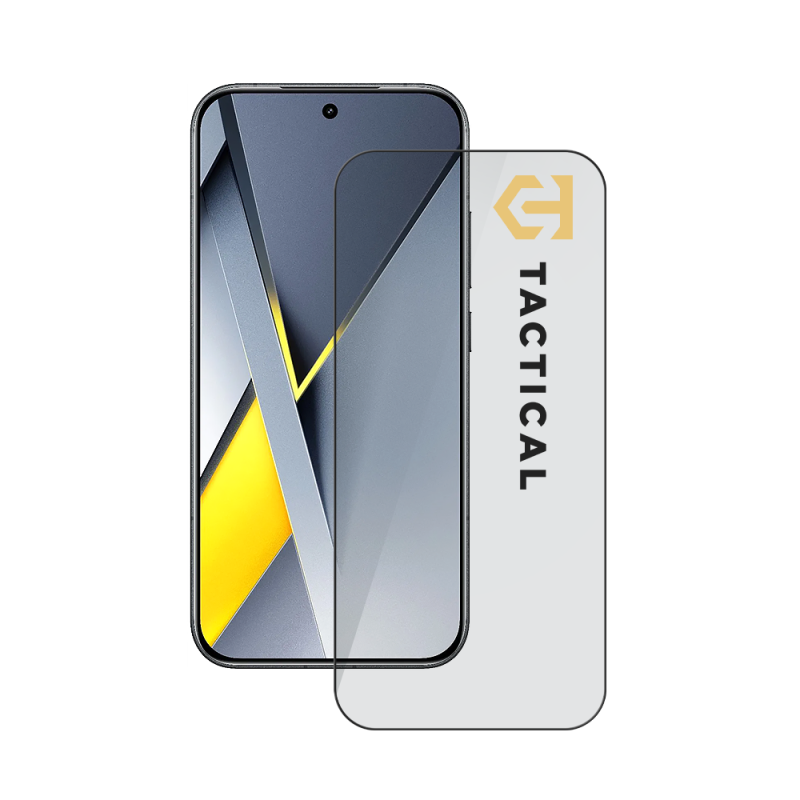 Taktický sklenený štít 5D sklo pre Poco F8 Pro Black