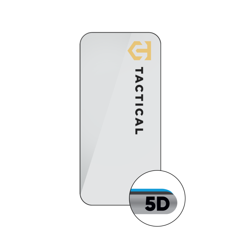 Taktický sklenený štít 5D sklo pre Poco F8 Pro Black