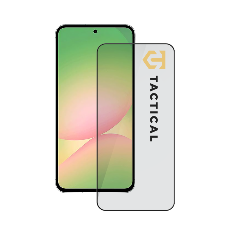 Taktický sklenený štít 5D sklo pre Samsung Galaxy A57 Black