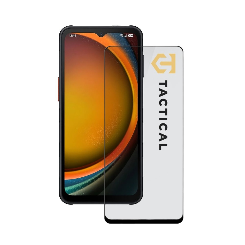 Taktický sklenený štít 5D sklo pre Samsung Galaxy Xcover 7 Pro Black