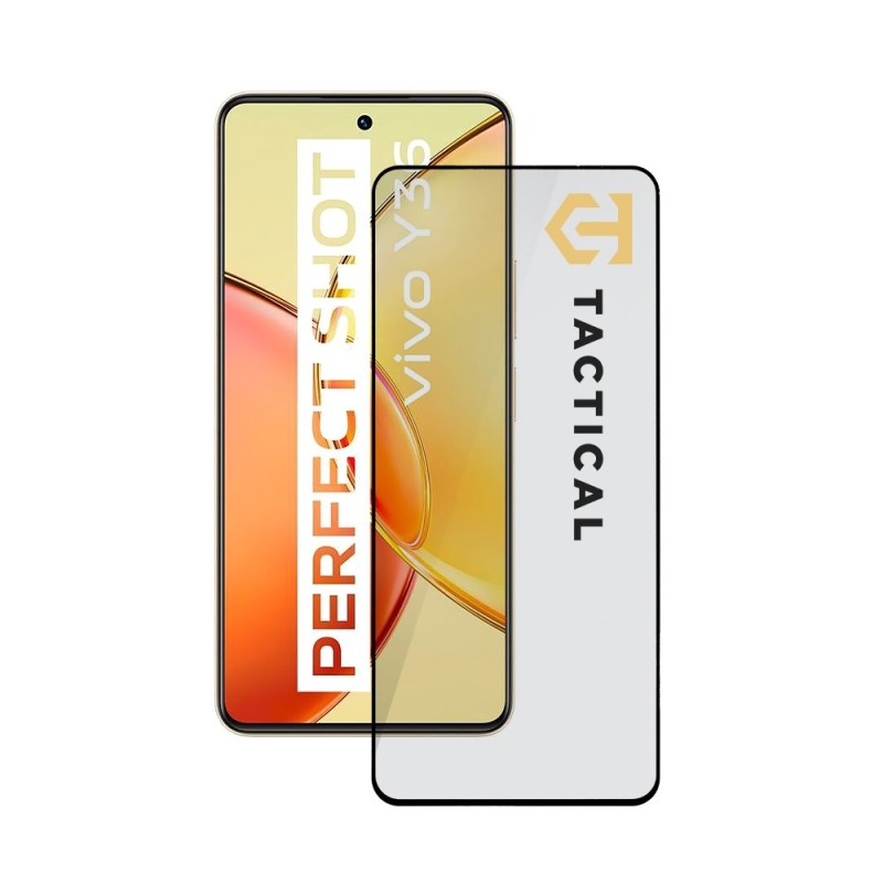 Tactical Glass Shield 5D sklo pre Vivo Y36 Black