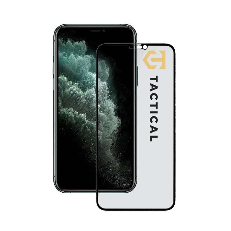 Taktický sklenený štít Privacy Stealth 5D sklo pre Apple iPhone 11 Pro/XS/X Black