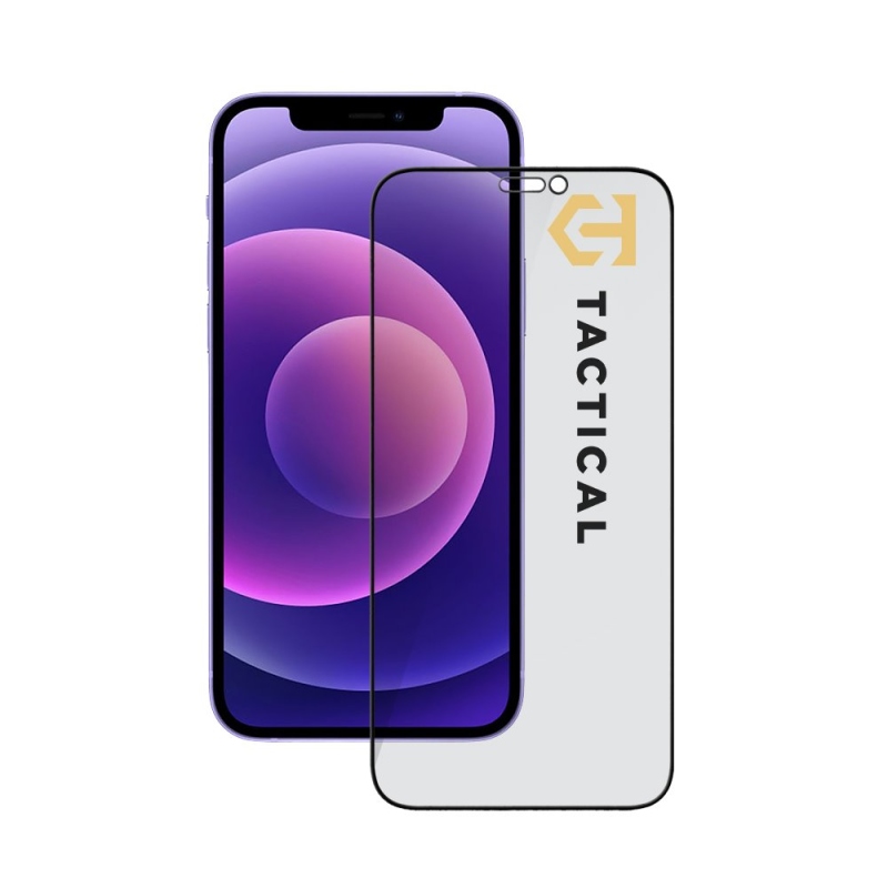 Taktický sklenený štít Privacy Stealth 5D Glass pre Apple iPhone 12 Mini Black