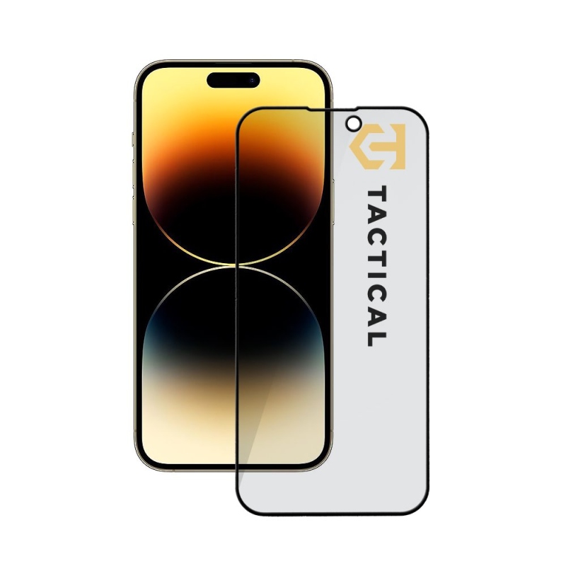 Taktický sklenený štít Privacy Stealth 5D Glass pre Apple iPhone 14 Pro Black