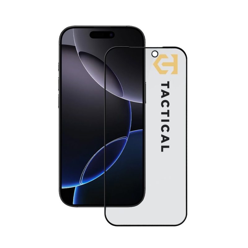 Taktický sklenený štít Privacy Stealth 5D Glass pre Apple iPhone 17 Pro Black