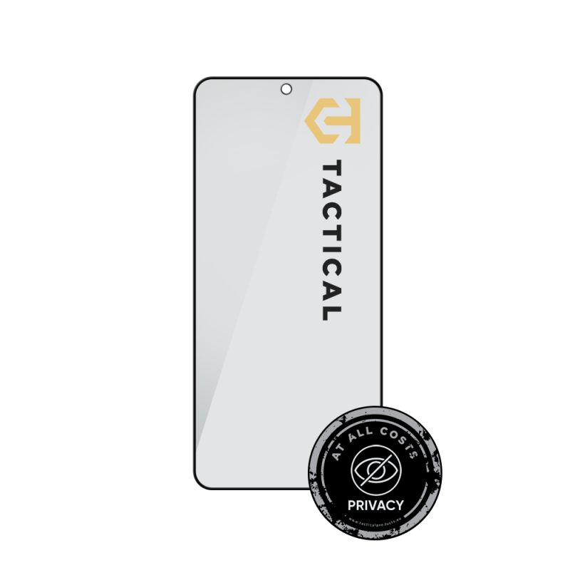 Taktický sklenený štít Privacy Stealth 5D Glass pre Motorola Edge 70 Black