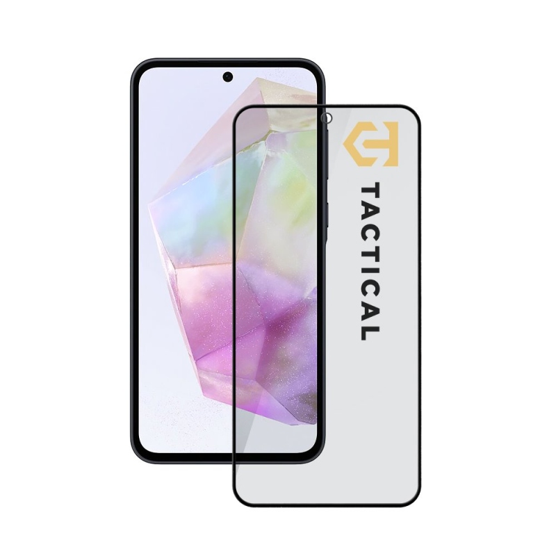 Taktický sklenený štít Privacy Stealth 5D Glass pre Samsung Galaxy A35 5G Black